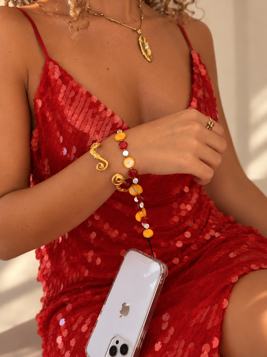 Sunset Phone Charm