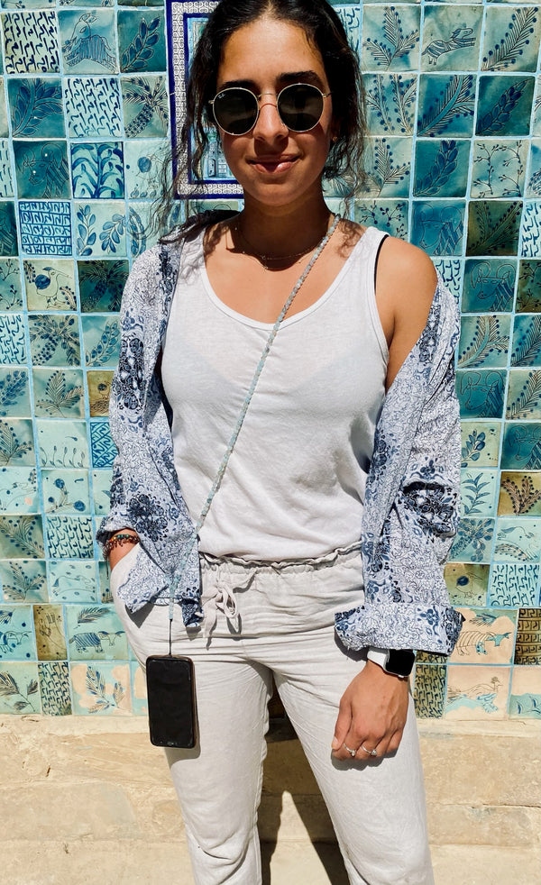Blues Phone Chain worn by customer